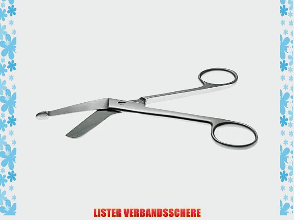 Lister Verbandsschere 14cm f?r Linksh?nder