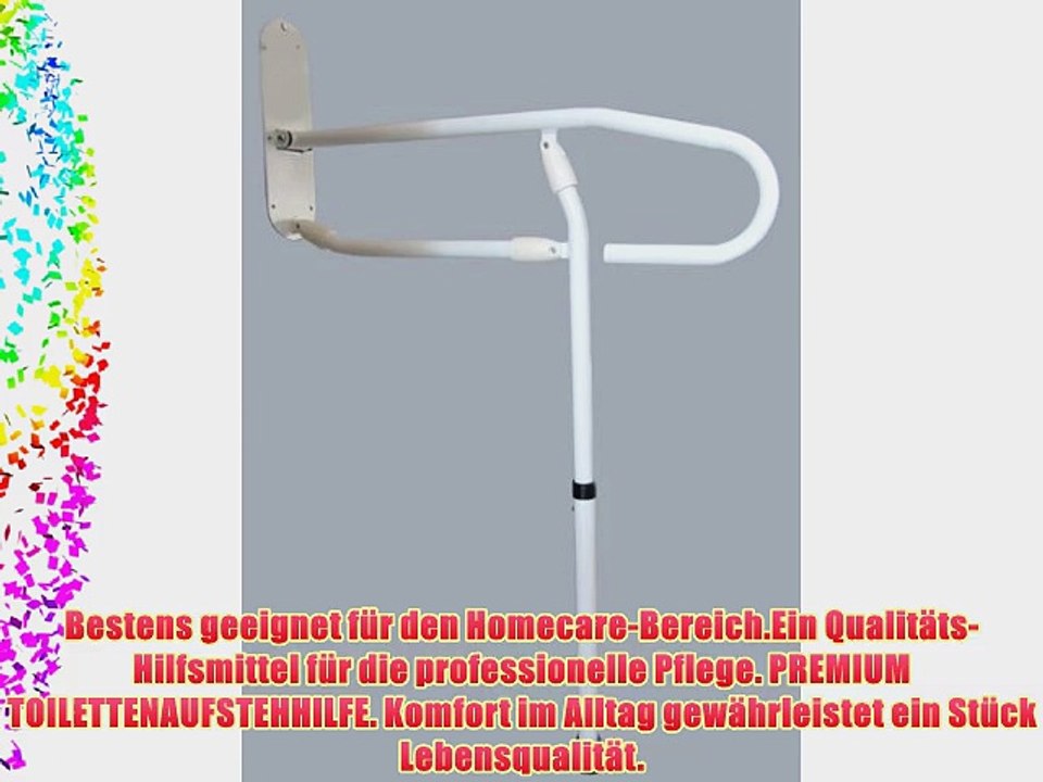 Klappbare Toilettenaufstehhilfe WC Handlauf Toilettengriff