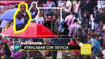 Impresionante video muestra a ladrones capturados en el Centro de Bogota. (Los Chinches)