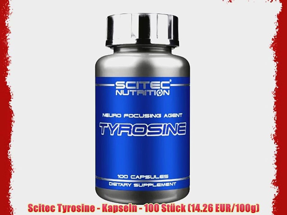 Scitec Tyrosine - Kapseln - 100 St?ck (14.26 EUR/100g)