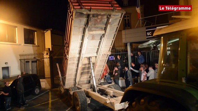 Lannion. La manifestation des agriculteurs dégènère