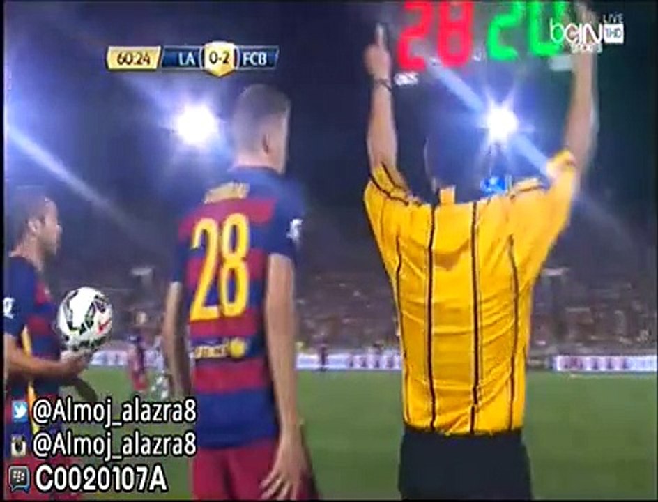 مباراة برشلونة ولوس أنجلوس جالاكسي (الشوط الثاني) - بطولة غينيس 2015