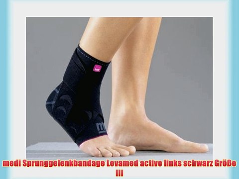 medi Sprunggelenkbandage Levamed active links schwarz Gr??e III
