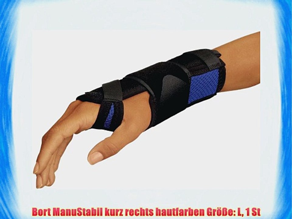 Bort ManuStabil kurz rechts hautfarben Gr??e: L 1 St