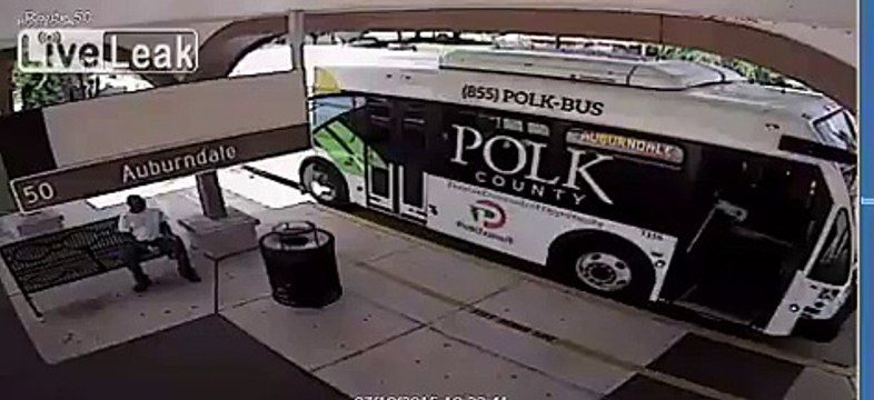 Man Headbutts Bus Knocks Himself Out