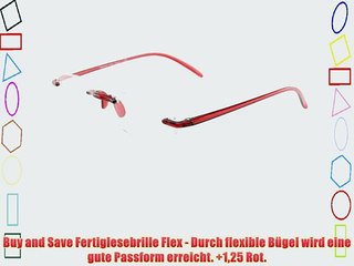 Buy and Save Fertiglesebrille Flex - Durch flexible B?gel wird eine gute Passform erreicht.