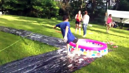 下载视频: Slip ‘N Slide Kickball Is The Best Summer Game To Ever Exist