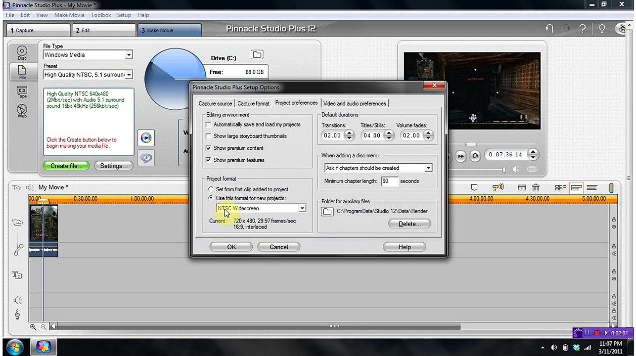 Best Pinnacle Studios Render Settings!