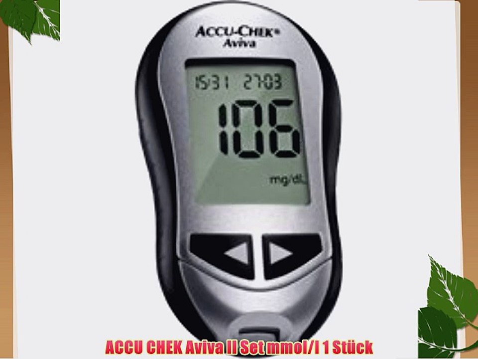 ACCU CHEK Aviva II Set mmol/l 1 St?ck