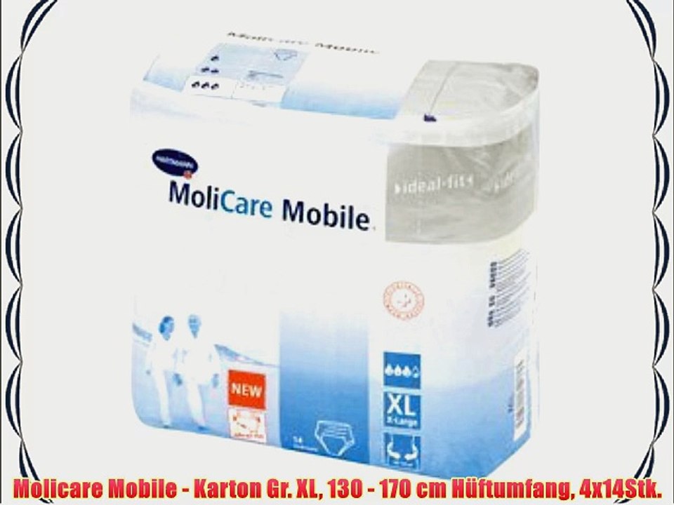 Molicare Mobile - Karton Gr. XL 130 - 170 cm H?ftumfang 4x14Stk.