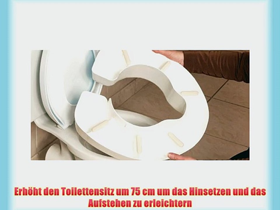 Novelle erh?hter toilettensitz (transportierbar zum aufstecken)