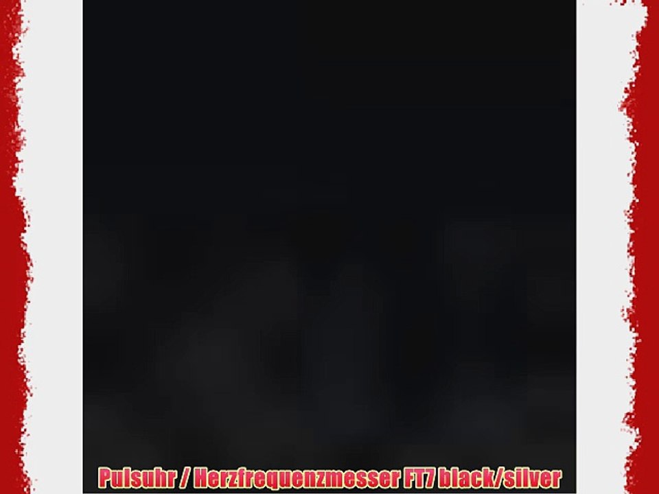 Pulsuhr / Herzfrequenzmesser FT7 black/silver