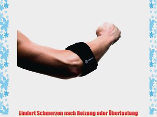 Rehband Herren Ellenbogenbandage 7923 Basic Epi schwarz