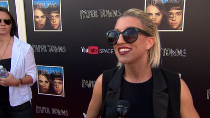 Sam Bruno At 'Paper Towns' Livestream Event Is Beaming