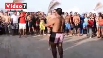 بالفيديو   شاهد أقوى مسابقة رقص بين بنات وشباب فى مارينا