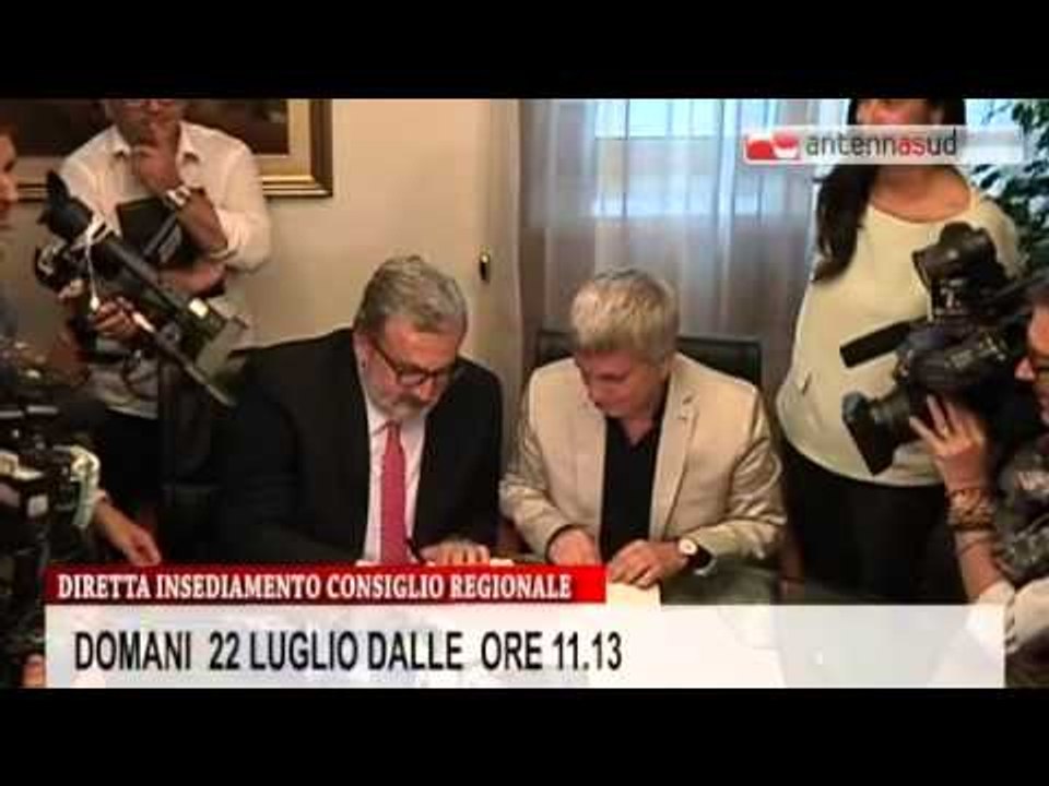 In DIRETTA Insediamento Consiglio regionale di Puglia - mercoledì 22 luglio ore 11.13