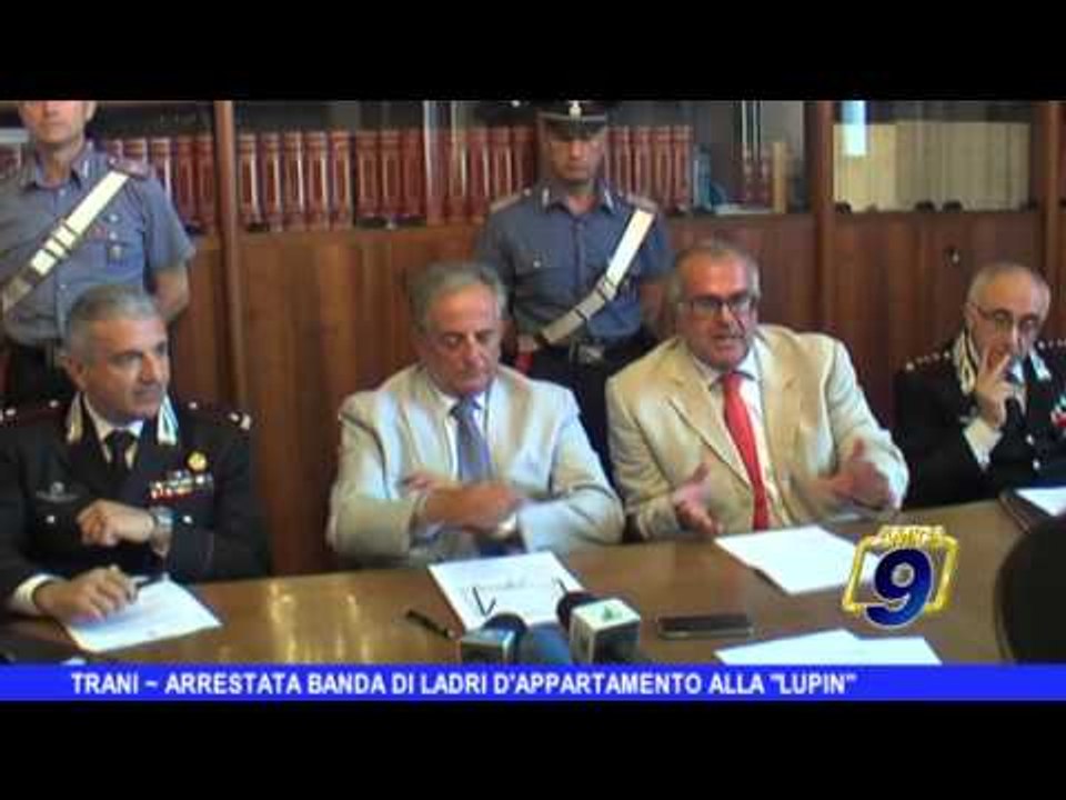 TRANI | Arrestata banda di ladri d'appartamento alla 'Lupin'