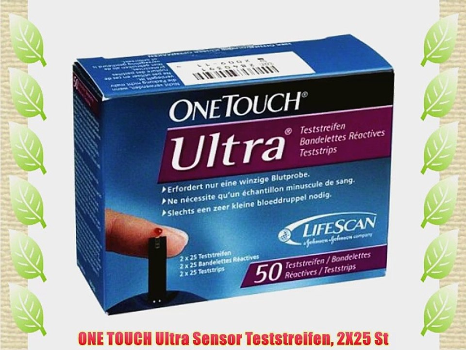 One touch ultra sensor teststreifen 2x25 st