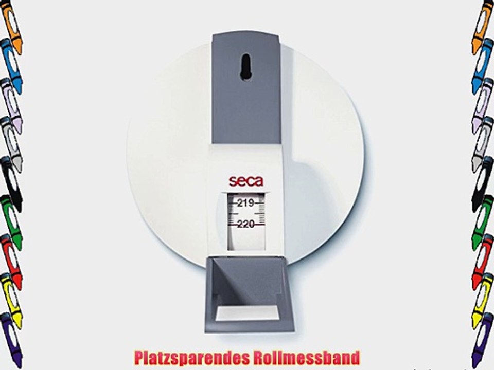 seca 206 Rollmessband zur Wandmontage