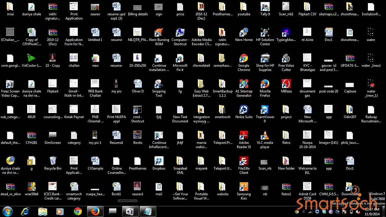 How To Set A Calendar Or Date On Desktop In Windows 7
