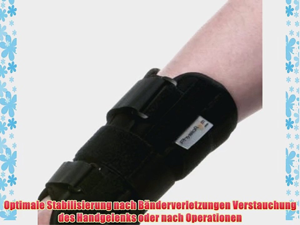 Physioroom Handgelenkbandage Handbandage Handgelenkst?tze mit Daumenschiene S - XL - Ideal