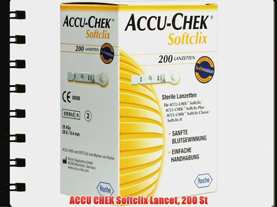 ACCU CHEK Softclix Lancet 200 St