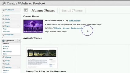 Create a Website on Facebook Part 7 - Creating a Web Page - Video Dailymotion