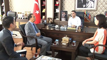 Kore Cumhuriyeti Ankara Büyükelçisi Yunsoo Cho Başkan Aksoy'u Ziyaret Etti