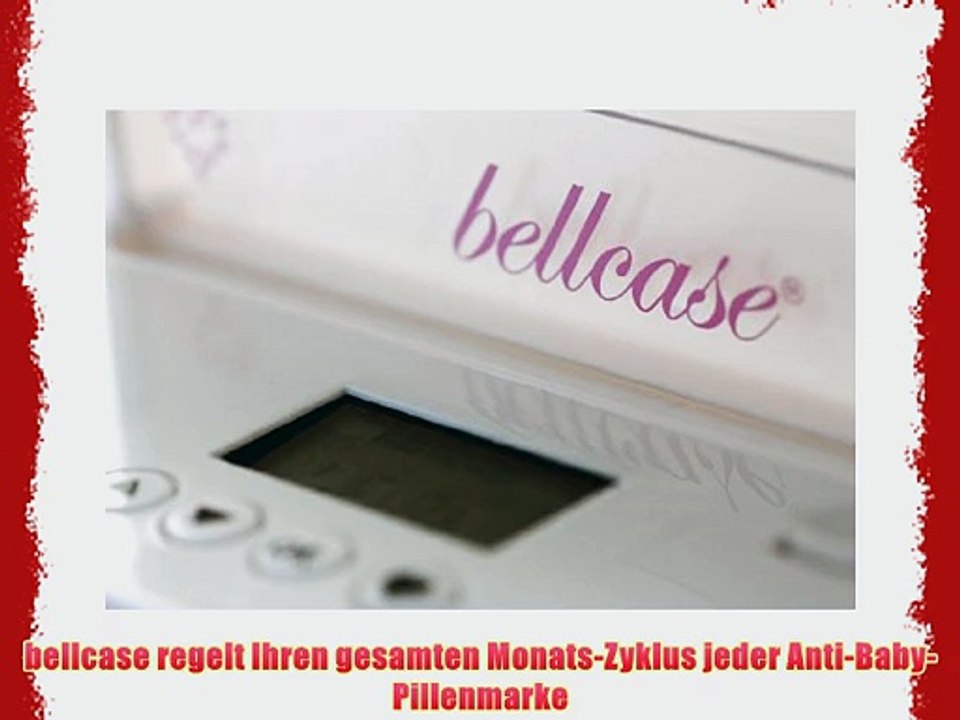 Bellcase Pillenetui WEI? Verh?tung Anti Baby Pille Zyklus Wecker Uhr Zykluswecker im Etui