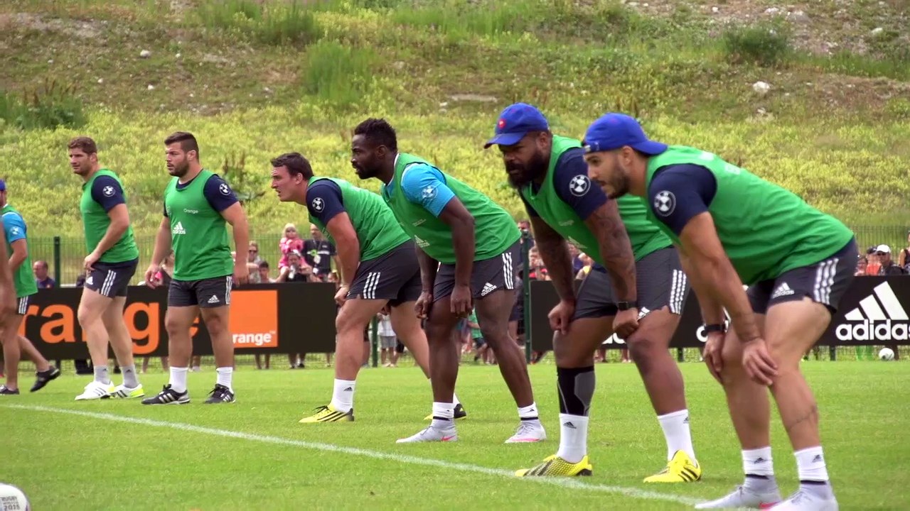 Tignes - Entraînement en altitude du XV de Fran...