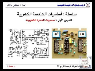 أساسيات الهندسة الكهربية 1 - دروس المرجع