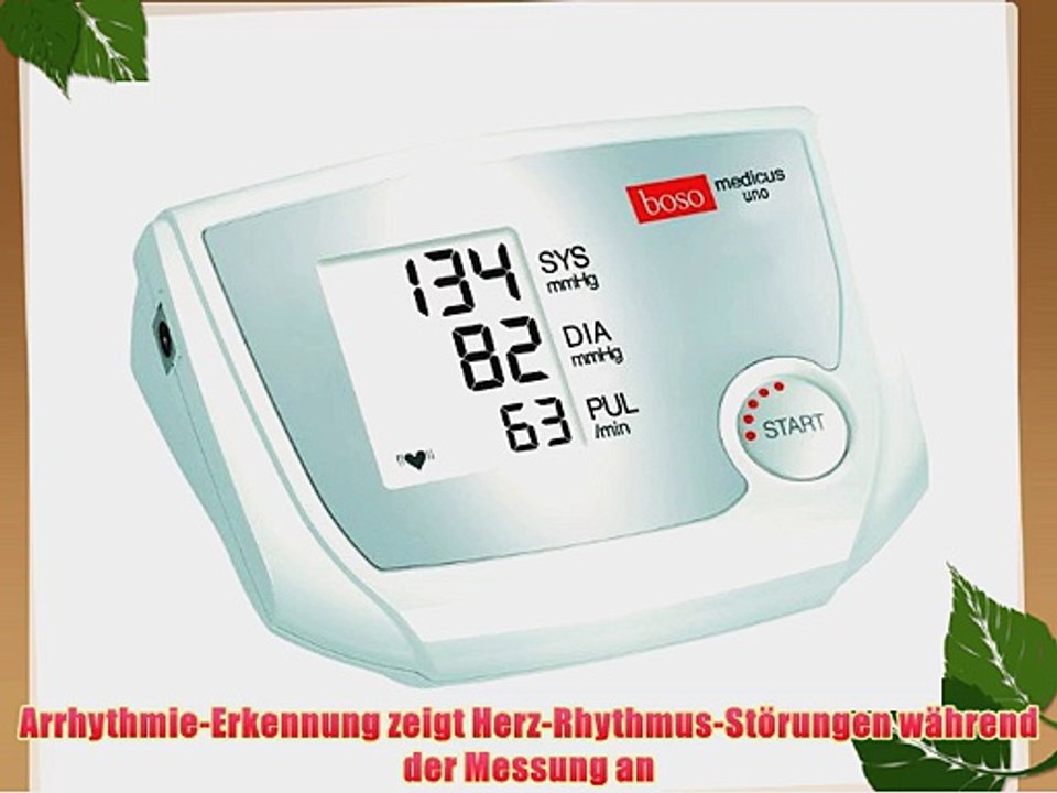 Boso Medicus Uno vollautomatisches Blutdruckmessger?t f?r den Oberarm