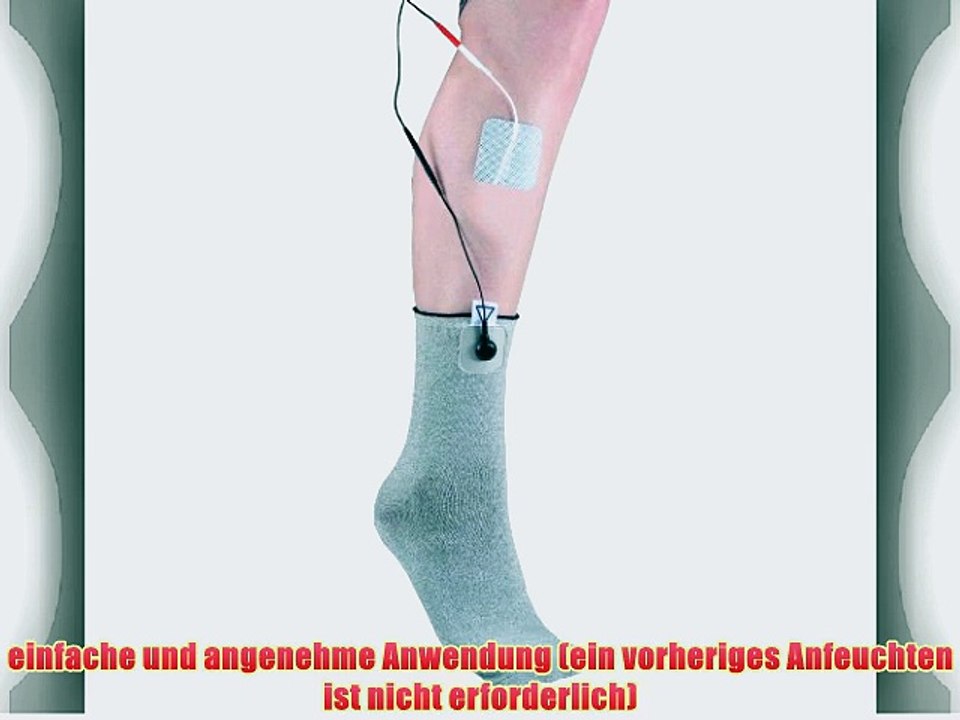 Stimulationssocke * TENS EMS Elektroden Socke * Textilelektrode * Gr??e Universal
