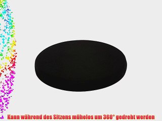 DMI Dreh-Kissen schwarz