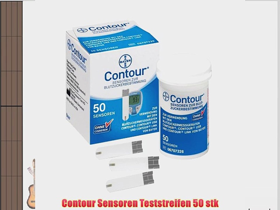 Contour sensoren teststreifen 50 stk