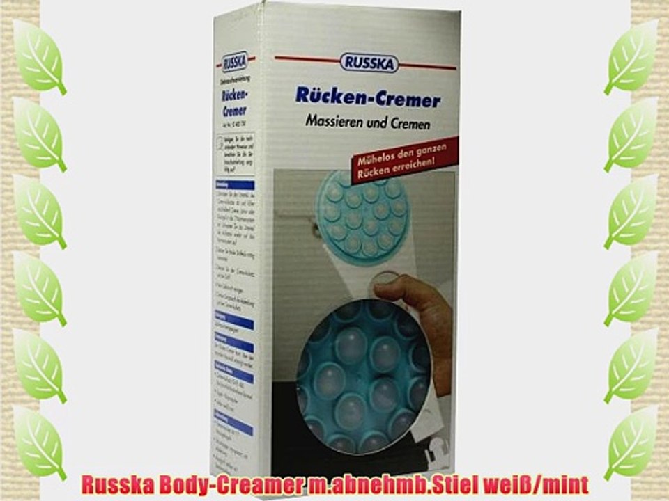 Russka Body-Creamer m.abnehmb.Stiel wei?/mint