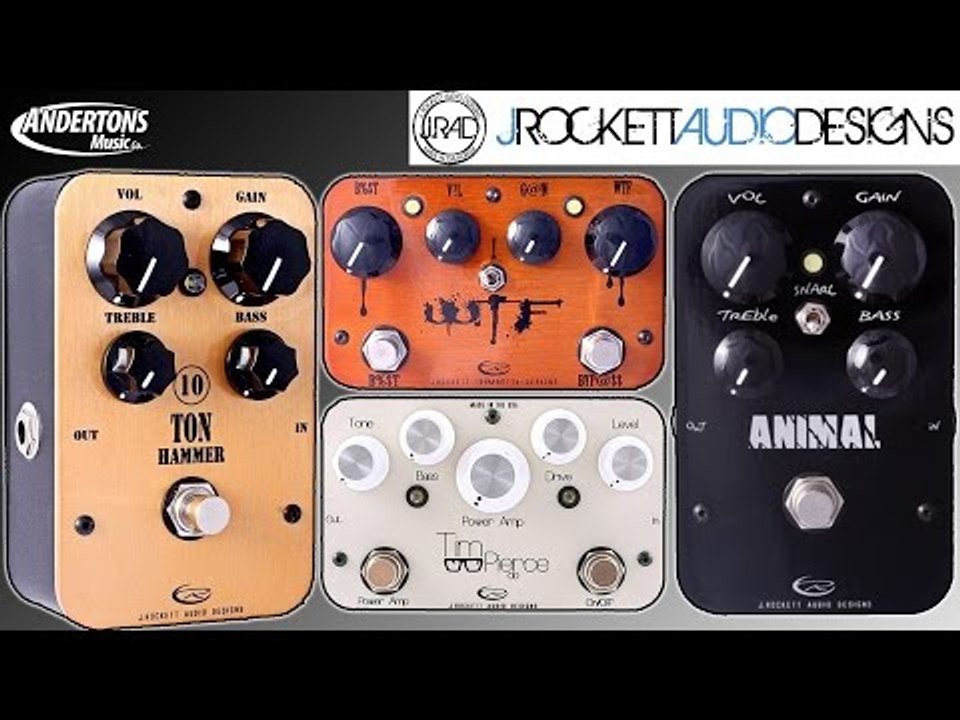 J Rockett Pedal Run Through - Animal, 10 Ton Hammer, WTF & Tim Pearce OD