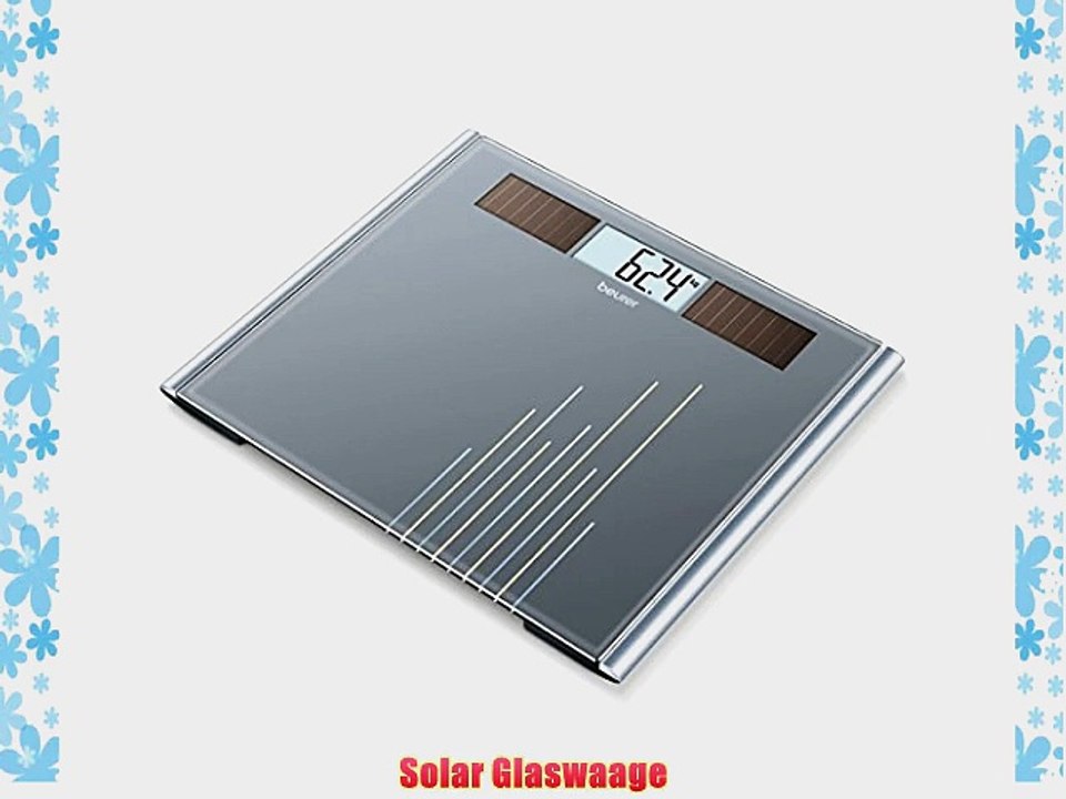 Beurer GS 380 Solar Solar-Glaswaage