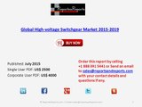 Global High-voltage Switchgear Market 2015-2019