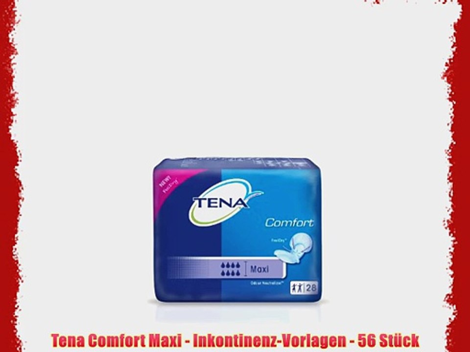 Tena Comfort Maxi - Inkontinenz-Vorlagen - 56 St?ck