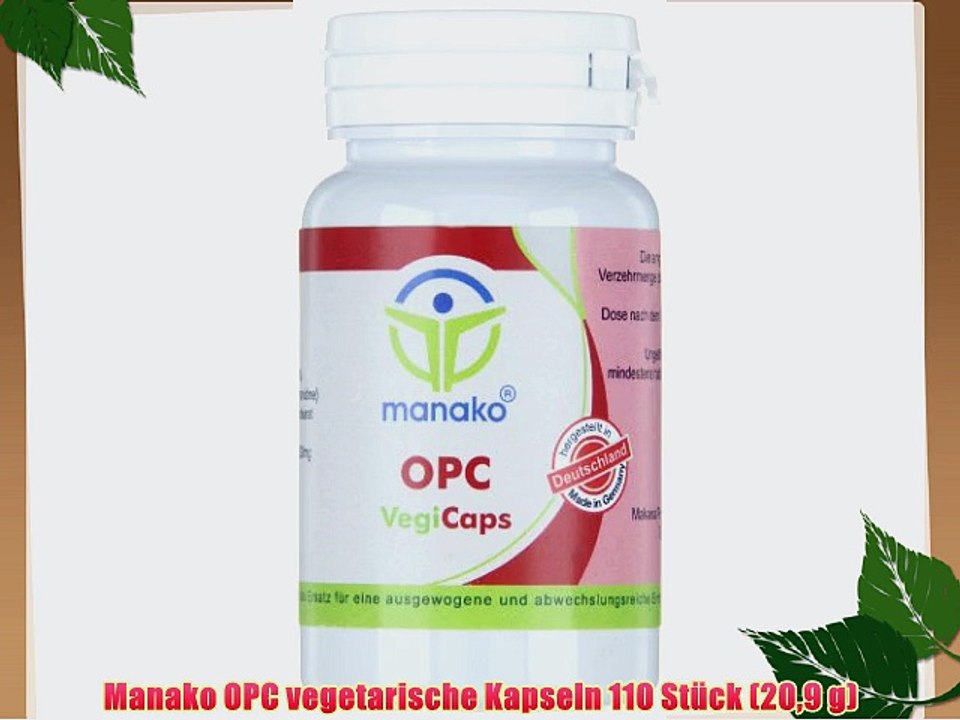 Manako OPC vegetarische Kapseln 110 St?ck (209 g)