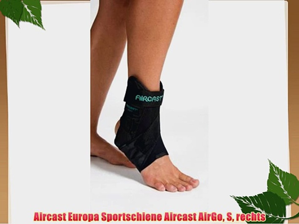Aircast Europa Sportschiene Aircast AirGo S rechts