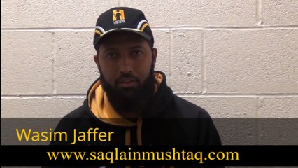 Wasim Jaffer talks about Saqlain Mushtaq