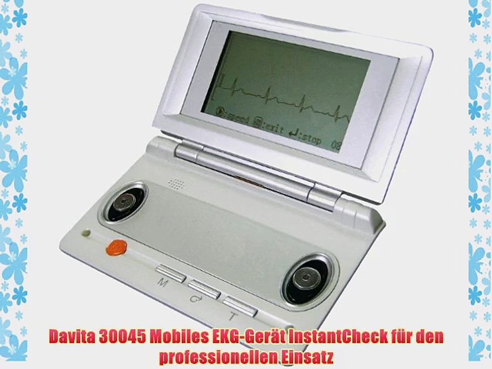 Davita 30045 Mobiles EKG-Ger?t InstantCheck f?r den professionellen Einsatz
