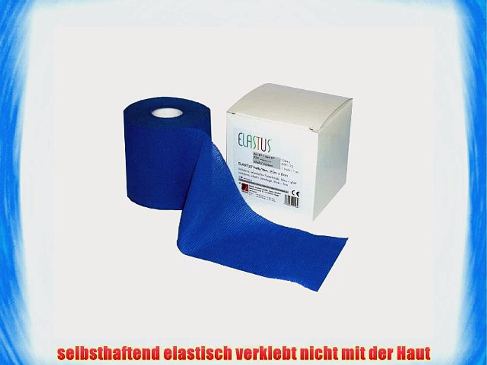 Elastus D?nne Selbsthaftende elastische Fixierbinde blau 20 m x 8 cm 72844_blau
