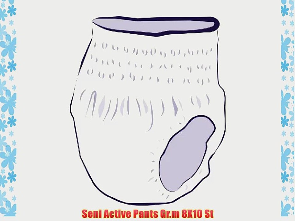 Seni Active Pants Gr.m 8X10 St