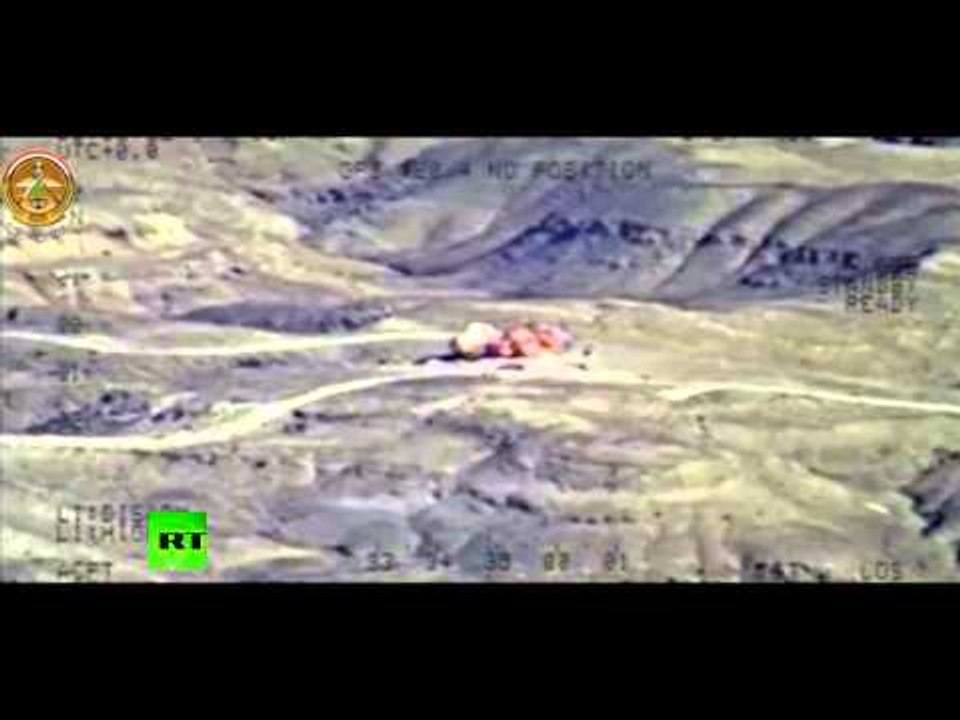 Iraqi forces air strike ISIS stronghold in Tikrit