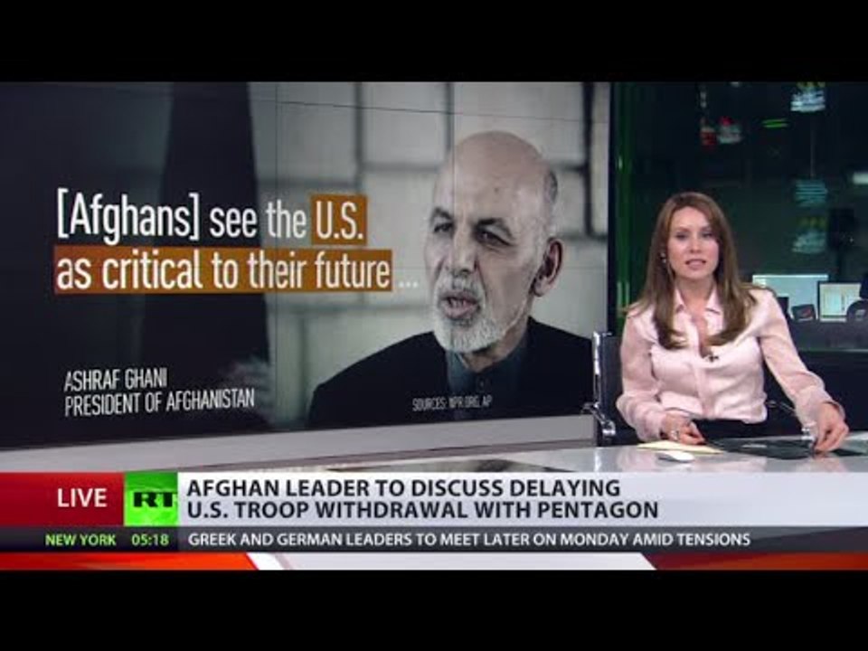 Afghan leadership duo visit US to secure troops, aid