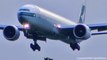 Boeing 777 Cathay Pacific Landing in Frankfurt Airport. Flight CX 289. Plane Spotting