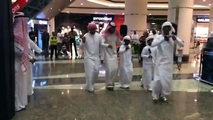 Traditional Emirati dance at Sahara Centre